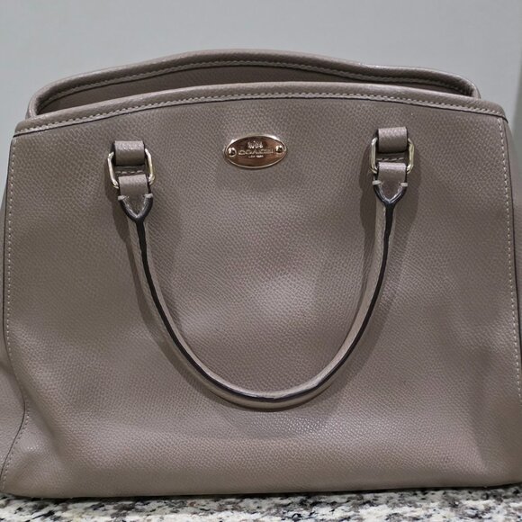 Taupe Coach handbag - Picture 2 of 5